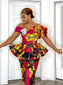 La "Belle Rose" Ankara Skirt and Blouse Set