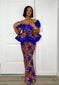 Two piece "Flora" Ankara set